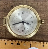 Benchmark nautical porthole clock