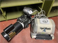 Swimming pool pump, vacuum