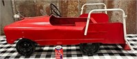AMF Red Fire Truck Pedal Car