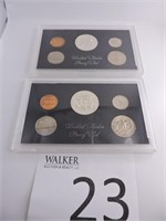 United States Proof Sets 1968 and 1969