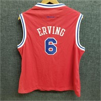 Julius Erving,Dr.J,Sixers, Jersey, Reebok, Size XL