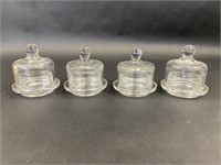 Mini Covered Butter Dishes
