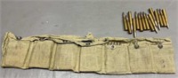 59 Rounds - 8mm Mauser (7.9mm)  & Bandolier