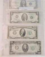 Currency lot: 3 - $1 silver certificates,