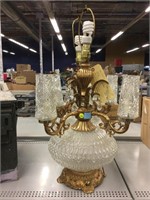 2 vintage decorative lamps. Approx. 12x30 inches