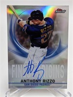 2019 Topps Finest Anthony Rizzo AUTO #FOA-AR