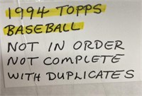 1994 Topps Baseball Cards
