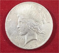 1923 Peace Dollar Unc.