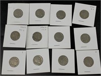 Assorted Buffalo nickels