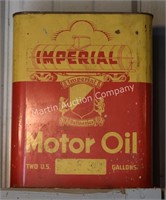 Imperial Motor Oil Can