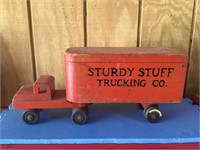 Sturdy Stuff wooden toy semi
