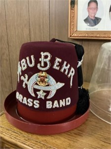 Abubehr brass band hat and case