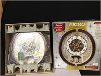 Seiko Melodies in Motion Swarovski Elements Clock