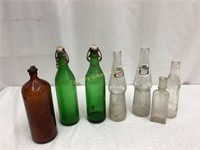 Assorted Collectable Glass Bottles