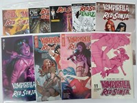 Red Sonja Crossover Comics, Lot of 9