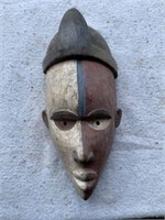 African Wood Carved Tribal Mask