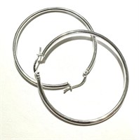 Sterling Silver Hoop Earrings