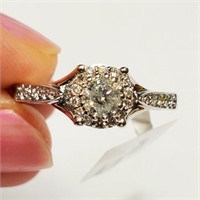 $5500 14K  Diamond(0.4ct) Diamond(0.16ct) Ring