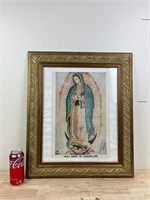 Holy Mary of Guadalupe framed print