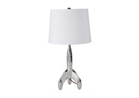 Lamp Rocket Ship Chrome Base