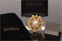 JOAN RIVERS Classic Collection Jeweled Brooch NEW!