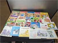Large Lot of Childrens Record Books