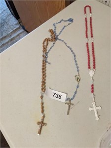 (3) Rosary Beads