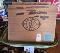 Enamel baking pan - Wood Boxes