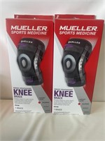 2Pk MUELLER SPORTS MEDICINE KNEE BRACE