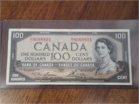 1954 Canada $100 Note