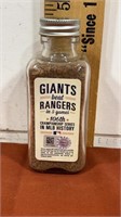 Field dirt from 2010 giants beat rangers