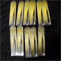 11 pairs Lash Extension Tweezers   - G
