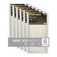 Filtrete 16x25x1, AC Furnace Air Filter, MPR 300,