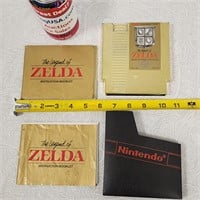 Original Nintendo NES The Legend Of Zelda Gold