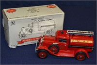 Spec Cast Ford Model A Fire Truck Die Cast Bank