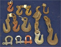 12 Misc. Chains Hooks and D-Rings