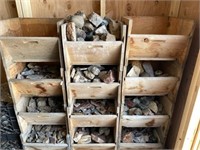 Right Side Shed Rock Collection w/ Wooden Crates