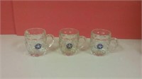 3 Dodge Mopar Beer Mugs