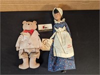 Gambina doll and Bear doll