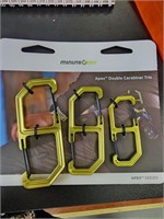 Apex Double Carabiner Trio