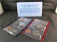 1995 Uncirculated Coin  Set