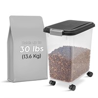 IRIS USA Airtight Dog Food Storage Container  Up