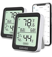 ($37) Govee Hygrometer Thermometer 2 Pack, Indoor