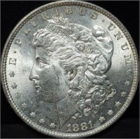 1881 Morgan Silver Dollar BU