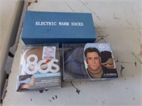 Ear muffs and electric socks