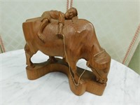Carved Ox & Man