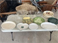 Large Bowls, Platters, Plates