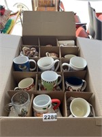 HUGE Box of Coffee Mugs, S&P, More