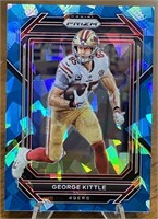 George Kittle 2022 Prizm Blue Ice #/99