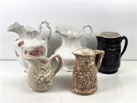 Group of Antique and Vintage Pitchers